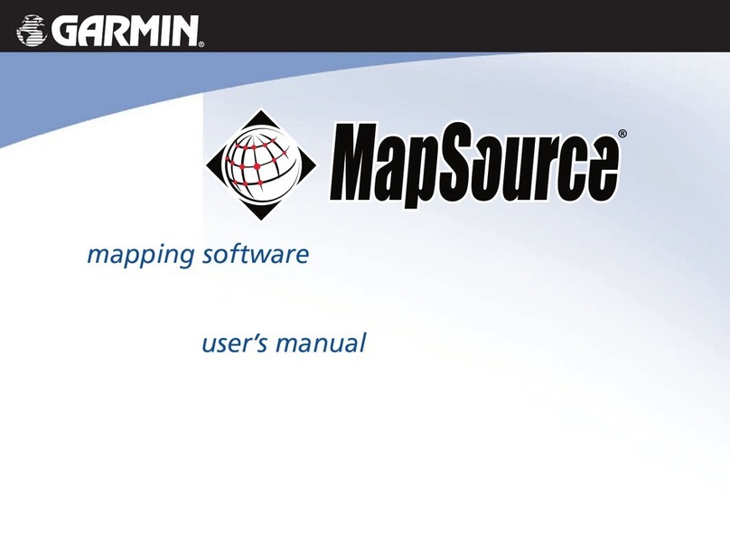 Garmin MapSource User manual