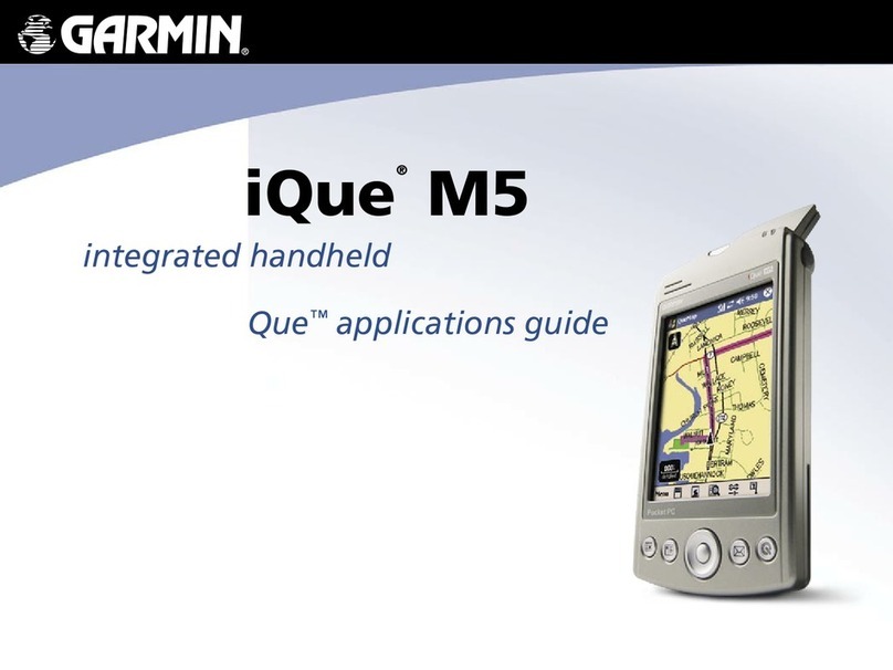 Garmin iQUE M5 Application guide