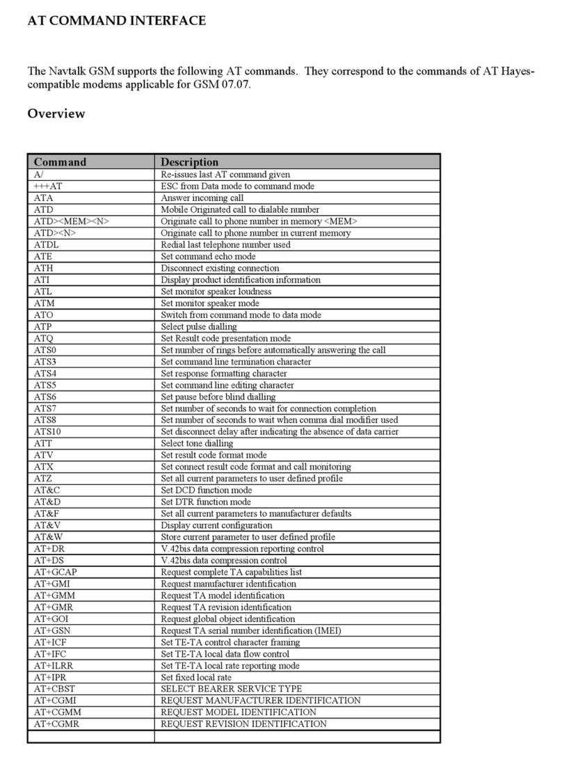 Garmin NavTalk Installation manual