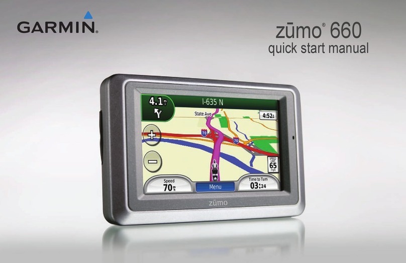 Garmin Zumo 660 Instruction manual