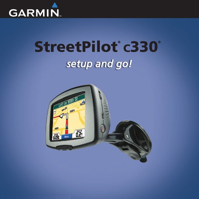 Garmin StreetPilot c330 User manual