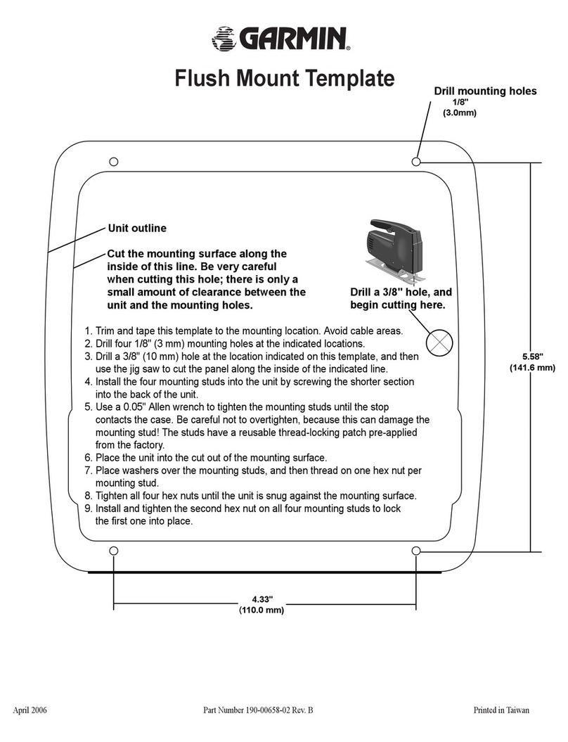 Garmin Fishfinder 340C install guide