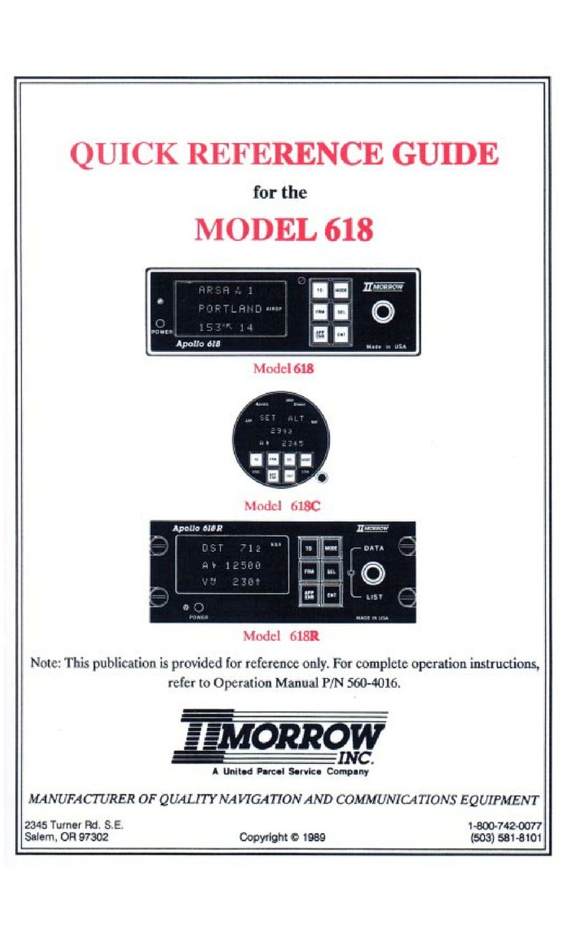 II Morrow Inc. Apollo 618 User manual