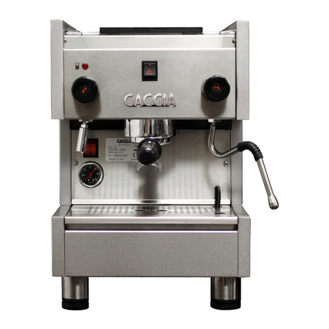 Gaggia TS operating instructions