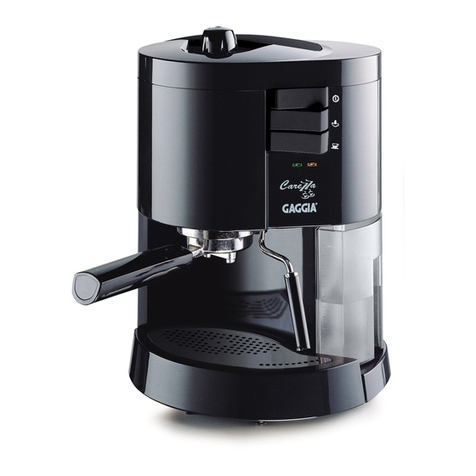 Gaggia Carezza User manual