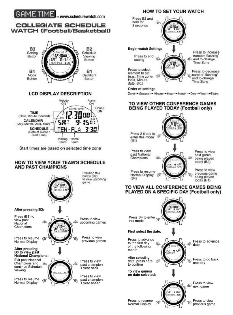 Gametime COL-ROB-BC user guide
