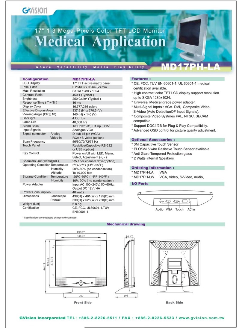 GVision MD17PH-L User manual