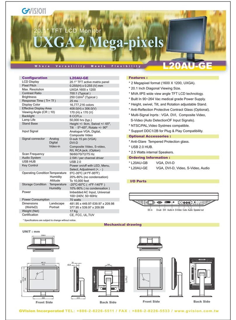 GVision L20AU-G User manual