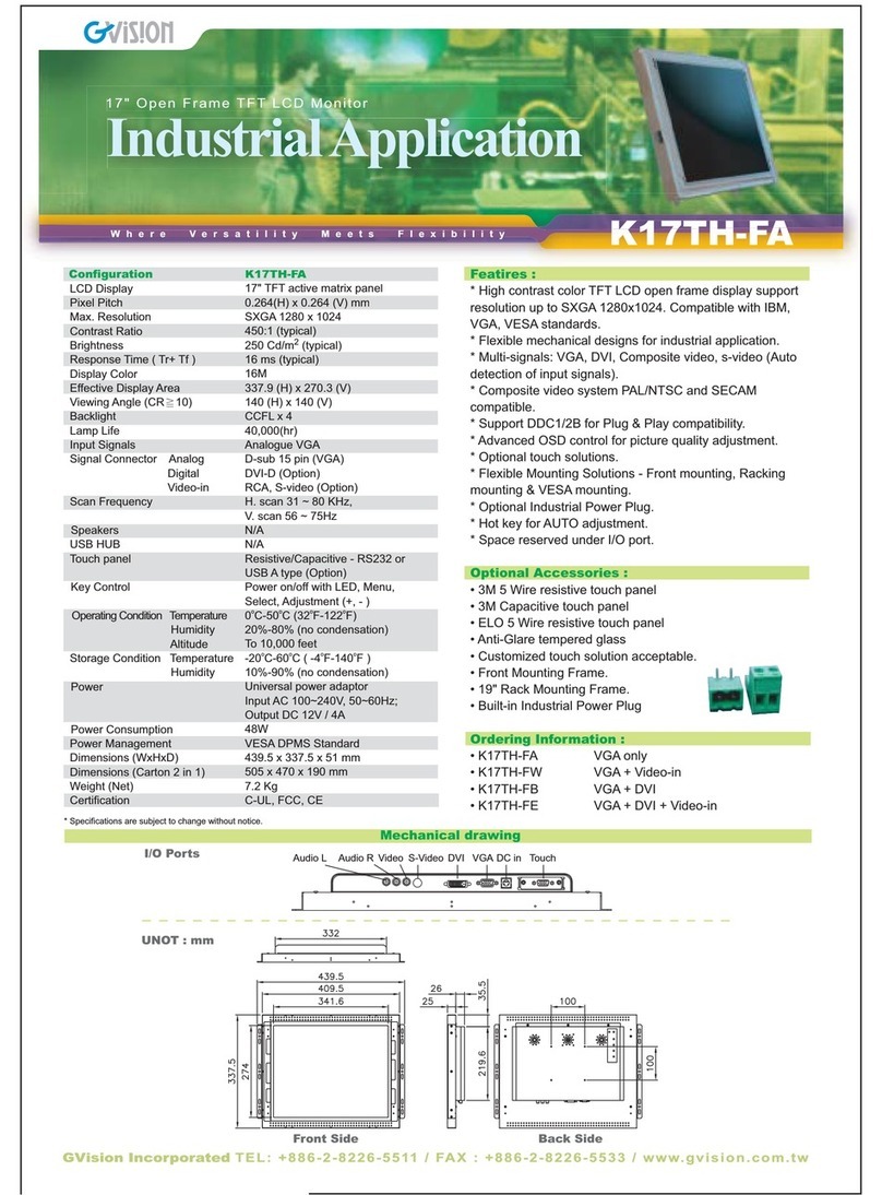 GVision K17TH-F User manual