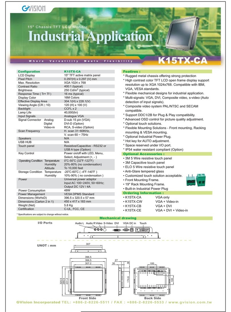 GVision K15TX-C User manual