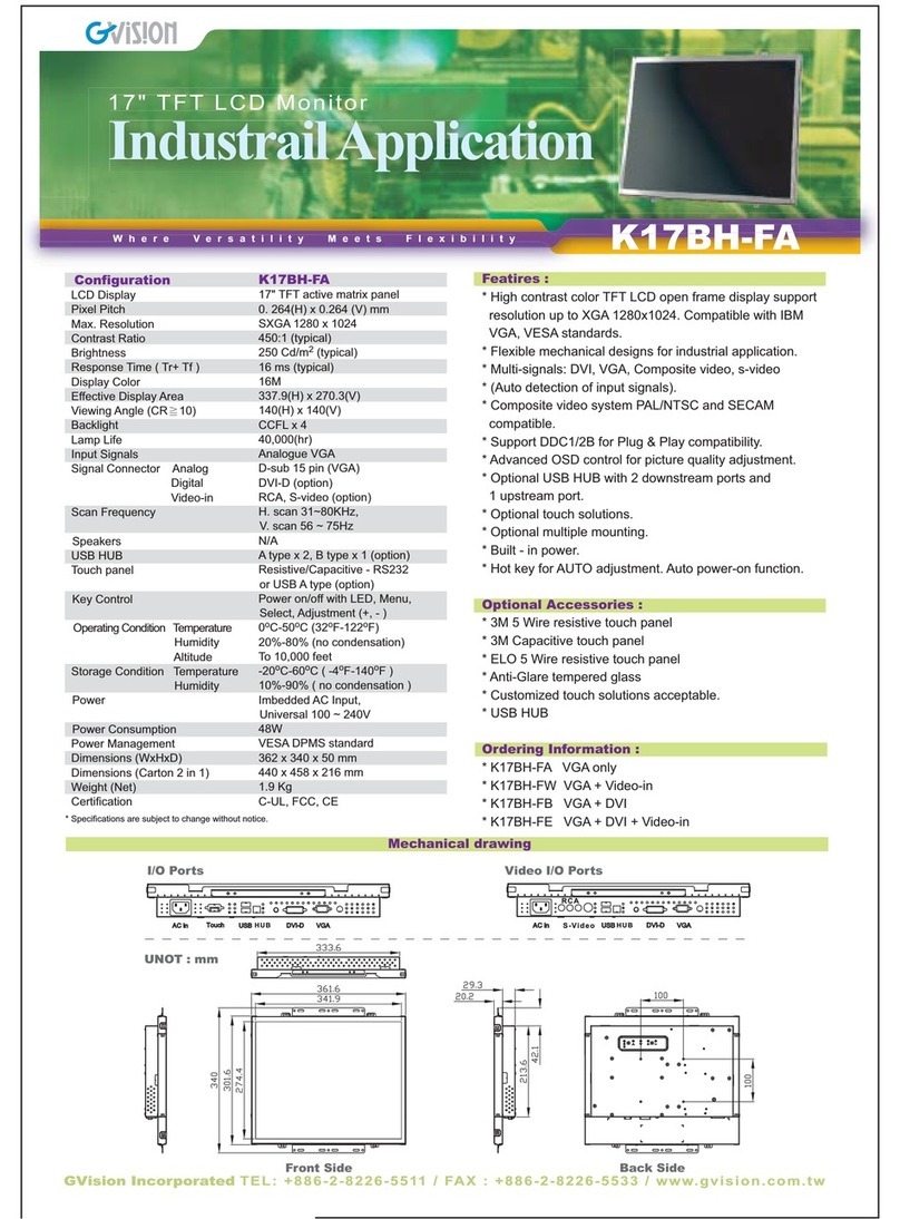 GVision K17BH-F User manual