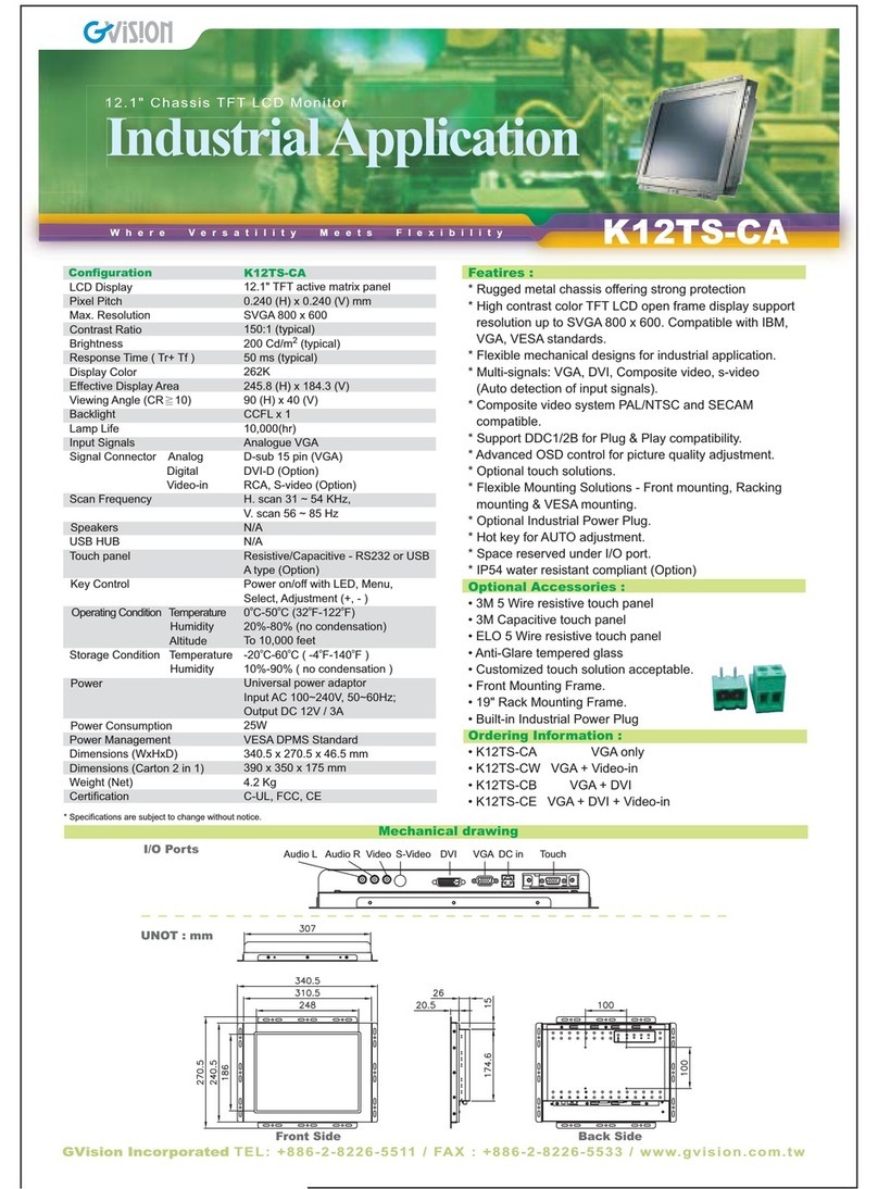GVision K12TS-C User manual