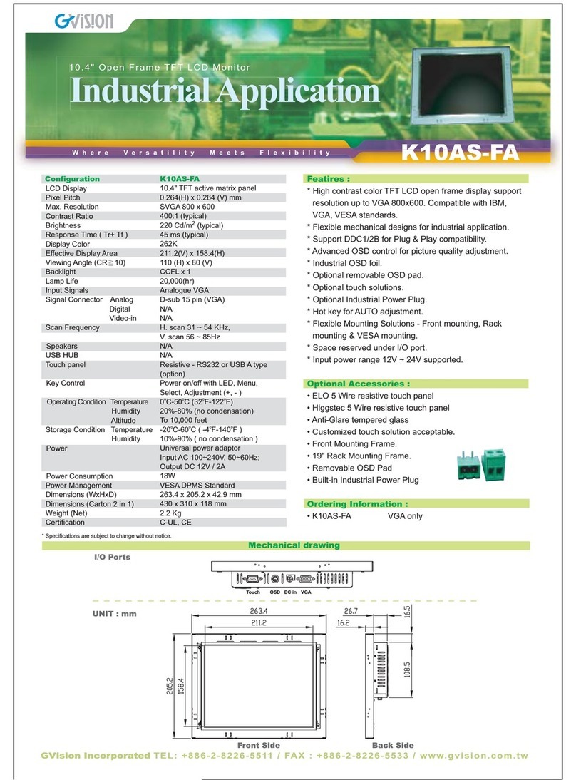 GVision K10AS-F User manual