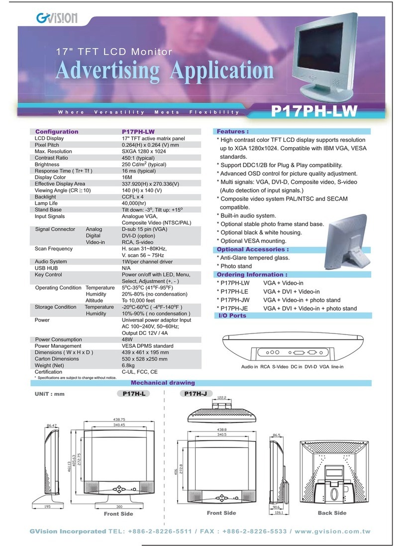 GVision P17PH-L User manual