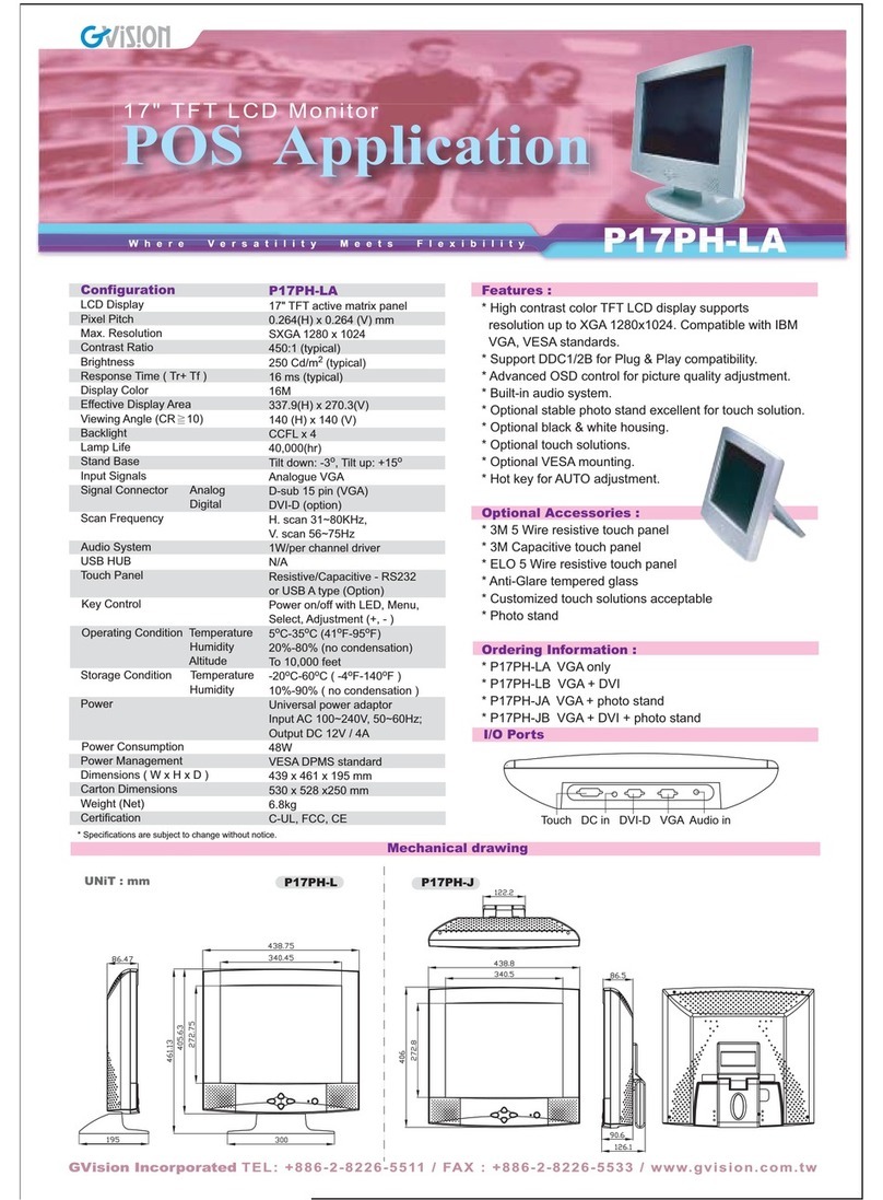 GVision P17PH-L User manual