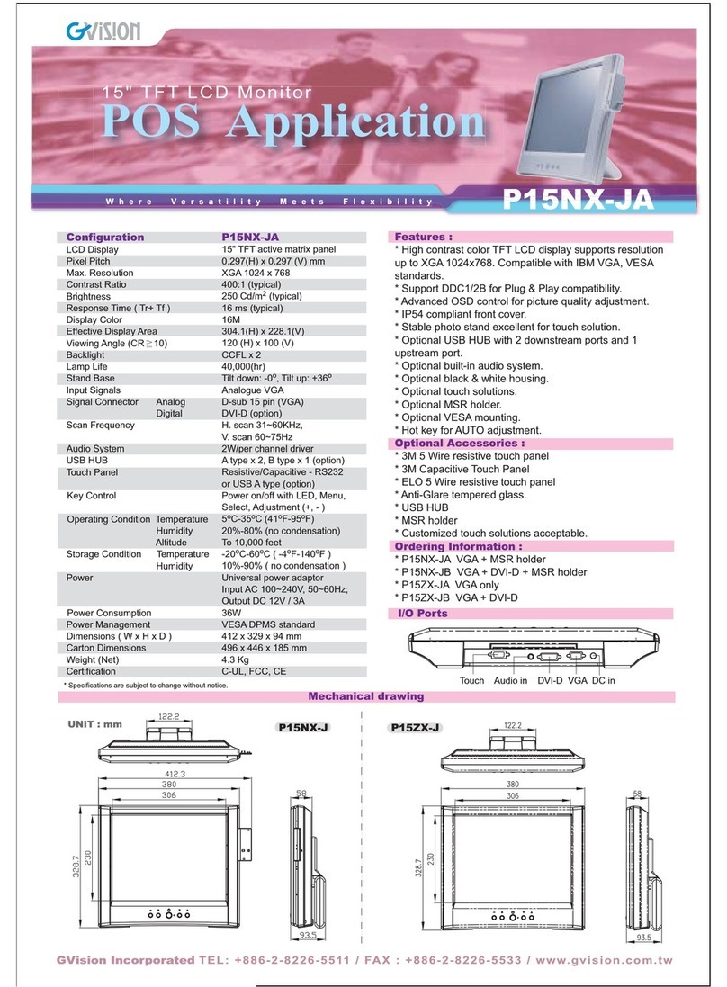 GVision P15NX-J User manual