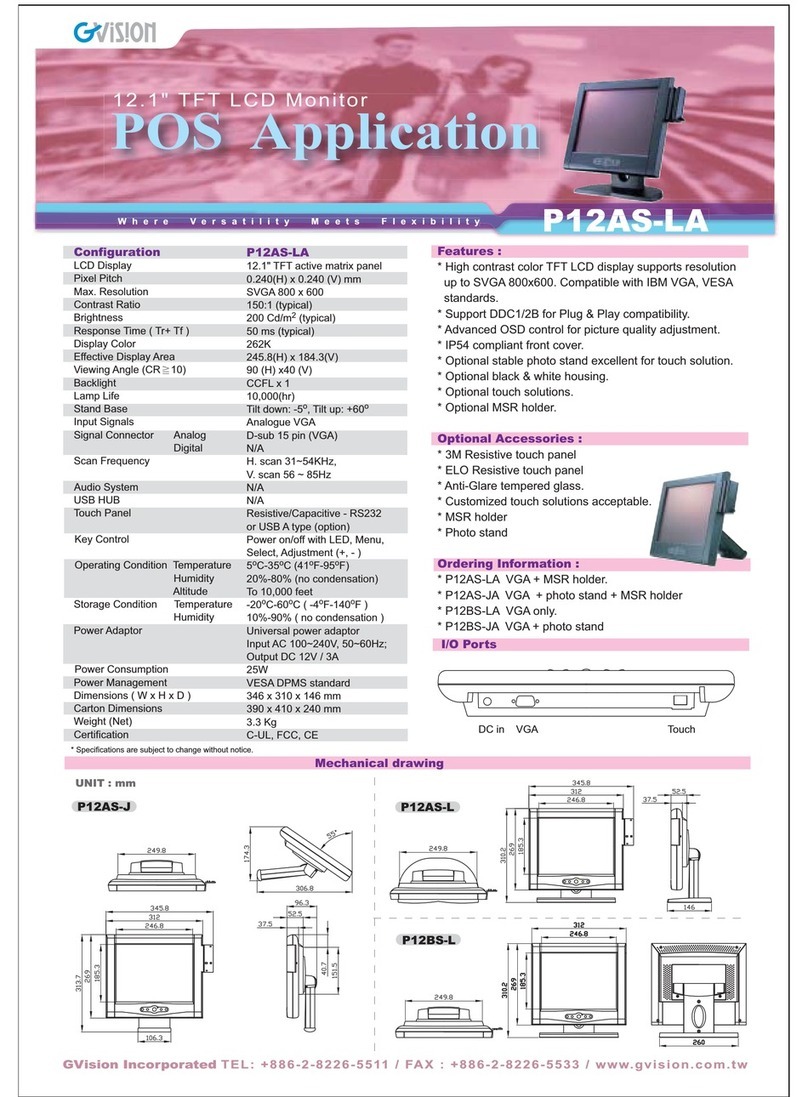 GVision P12AS-L User manual