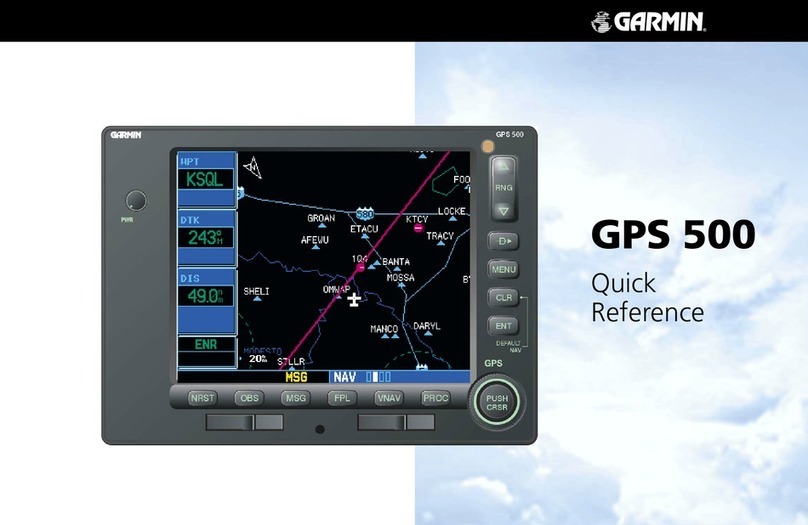 Garmin GPS 500 User manual