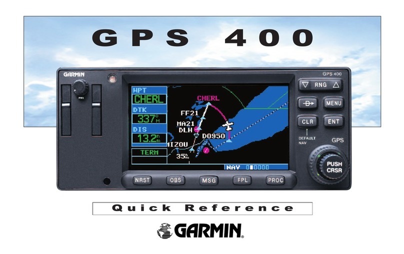 Garmin GPS 400 User manual