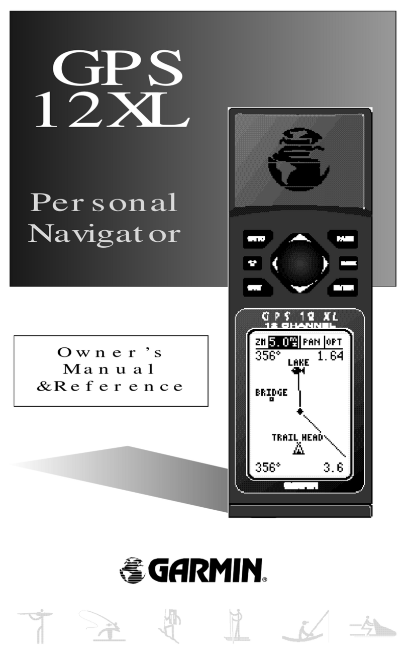 Garmin GPS 12XL - Hiking Receiver Owner's  manual  & reference
