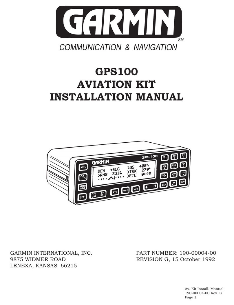 Garmin Personal Navigator GPS 100AVD User manual