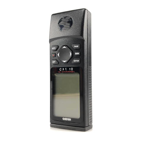 Garmin GPS 12 MAP Owner's  manual  & reference