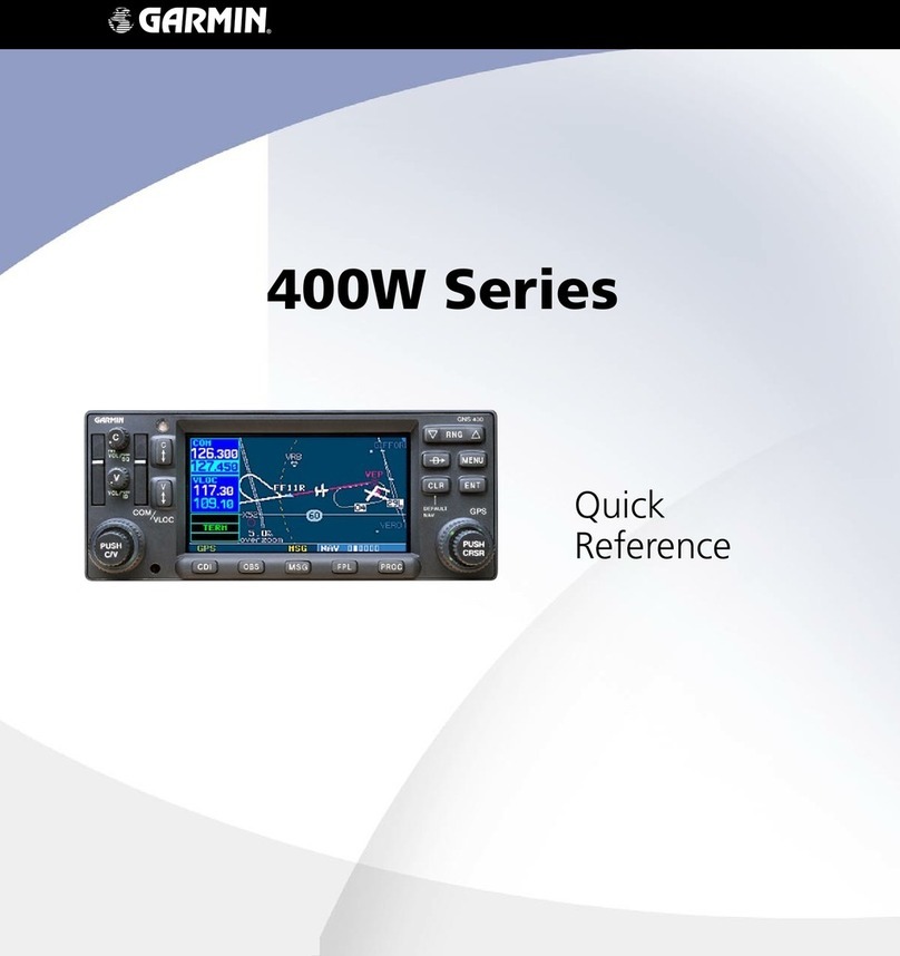Garmin GNC 420W User manual