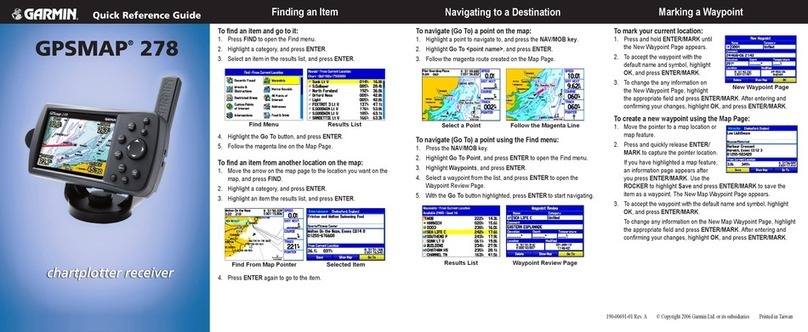 Garmin GPSMAP 278 - Marine GPS Receiver User manual Garmin GPSMAP 278 - Marine GPS Receiver User manual