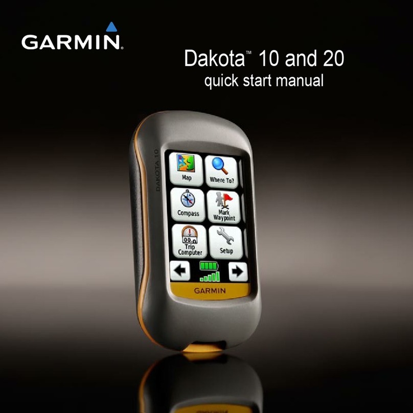 Garmin DAKOTA 10 Quick start manual