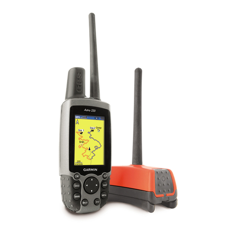 Garmin Astro 220 owner's manual