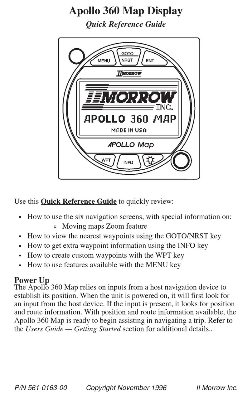 Garmin Apollo 360 MAP User manual