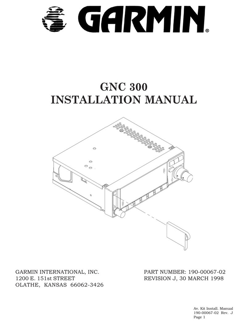 Garmin GNC 300TSO User manual