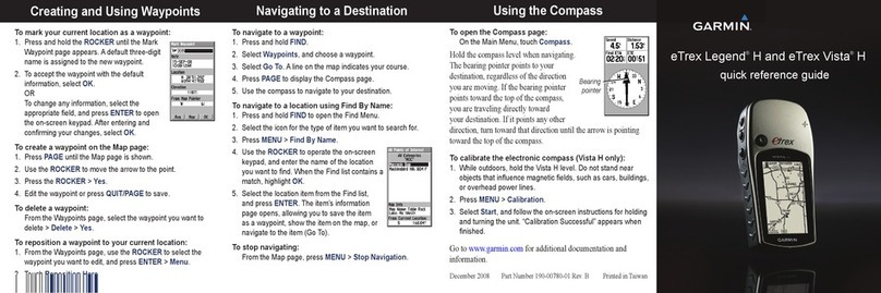 Garmin eTrex Legend H User manual