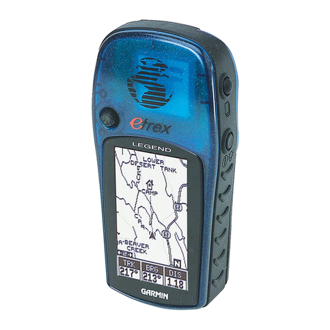 Garmin Etrex Legend - GPS Receiver Owner's manual and reference guide