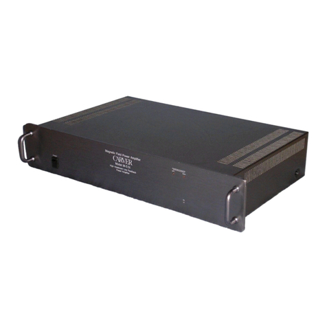 Carver PM-200 User manual