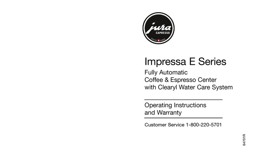 Capresso E Series Installation guide