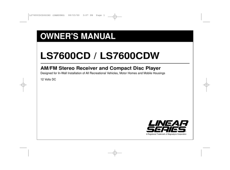 Magnadyne LS7600CD User manual
