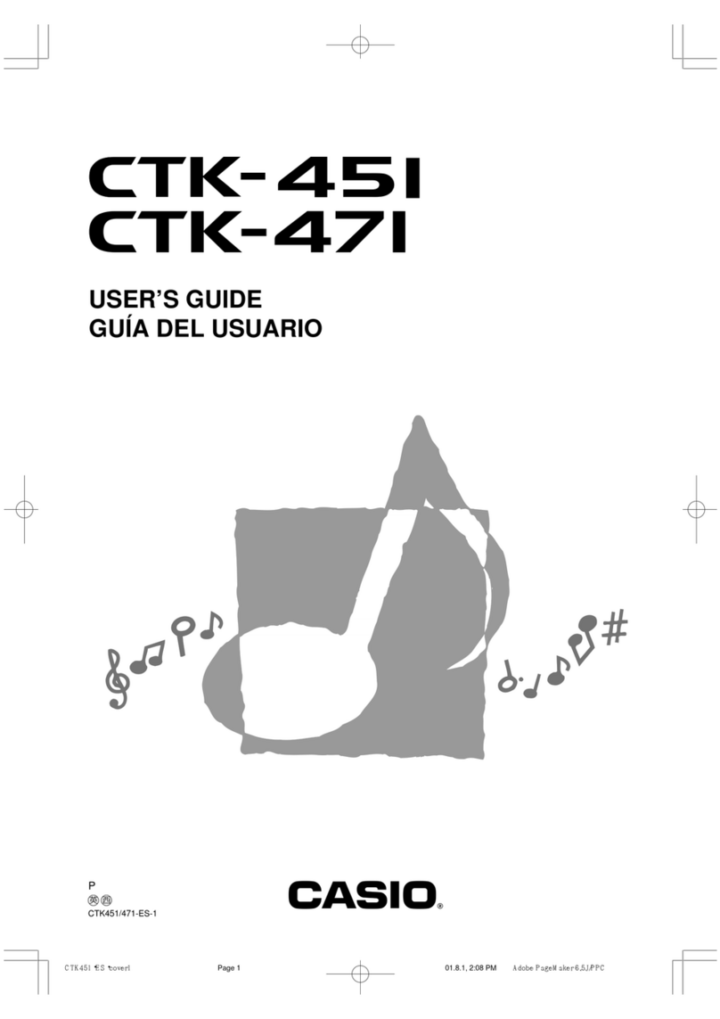 Casio CTK-451 User manual Casio CTK-451 User manual