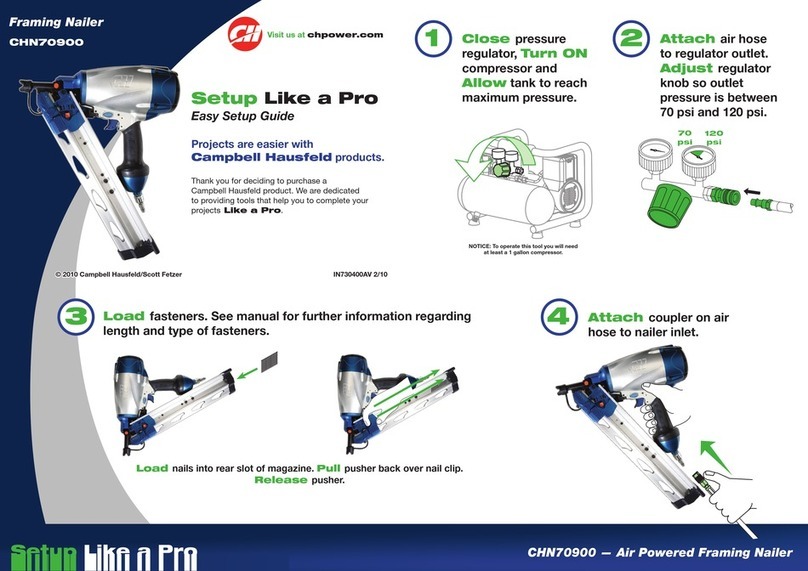 Campbell Hausfeld CHN70900 Easy setup guide