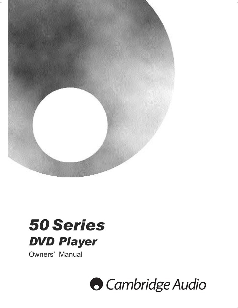 Cambridge Audio SERIES50 owner's manual