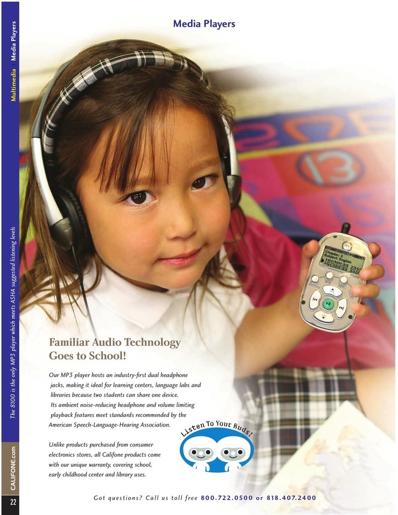 Califone 8104 product catalog