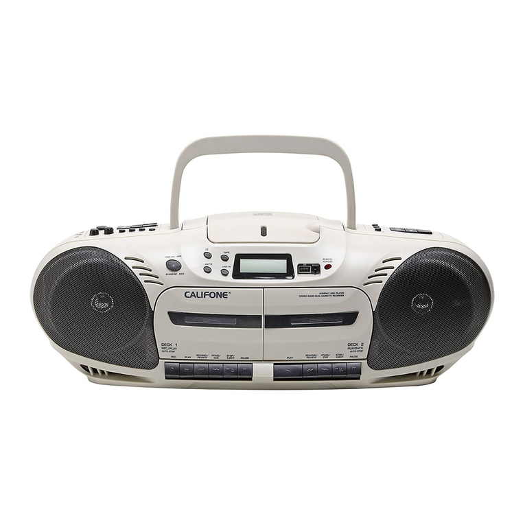 Califone Performer Plus 2455AV-03 user manual
