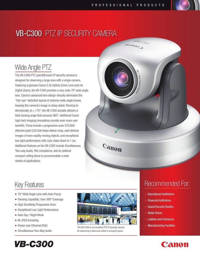 Canon VB-C300 User manual