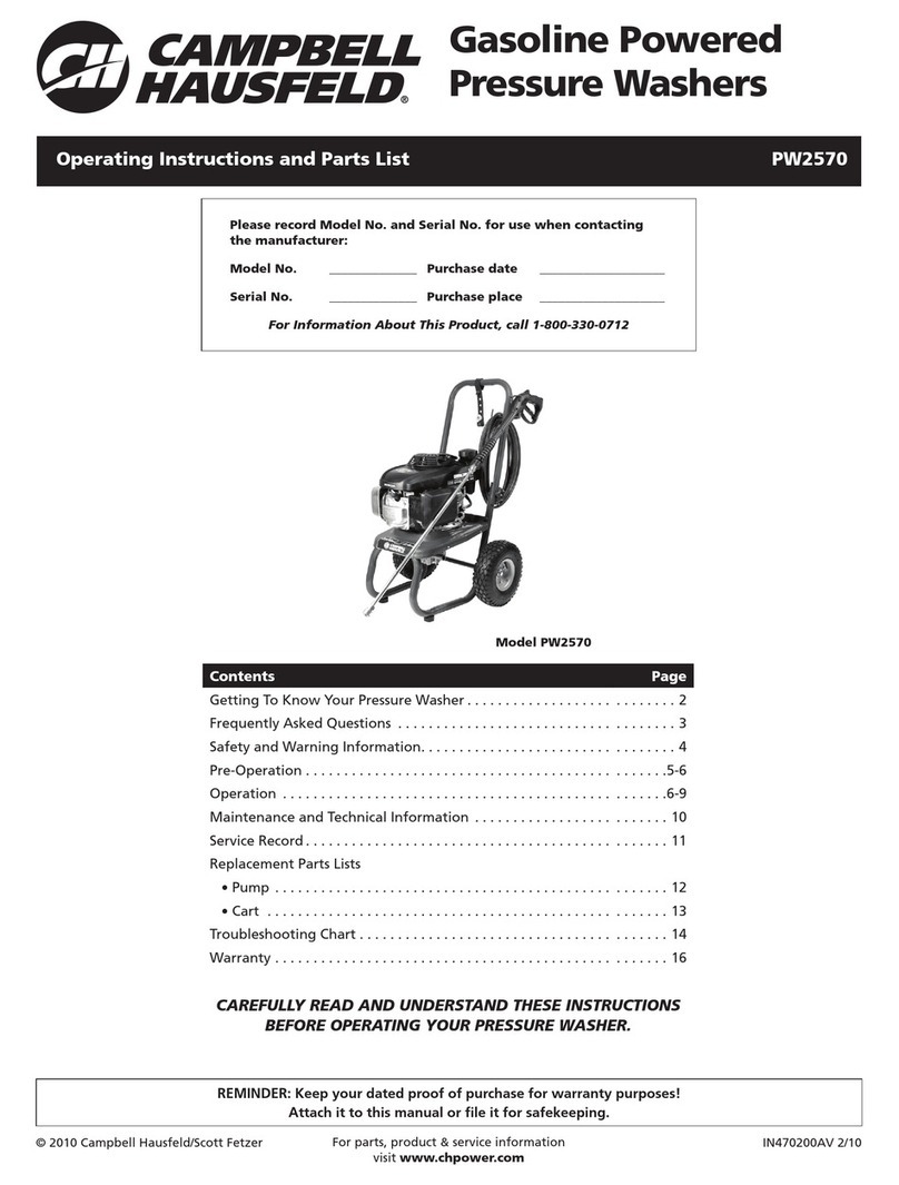 Campbell Hausfeld IN470200AV Operating instructions and parts list Campbell Hausfeld IN470200AV Operating instructions and parts list