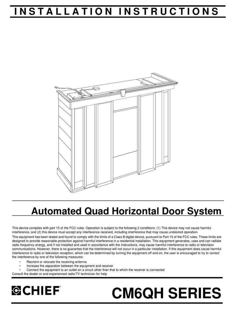 CHIEF CM6QH SERIES User manual CHIEF CM6QH SERIES User manual