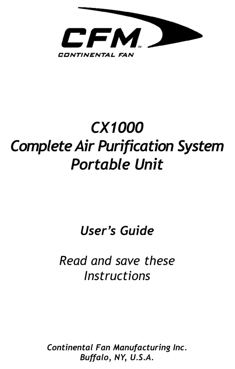 CFM CX1000 User manual