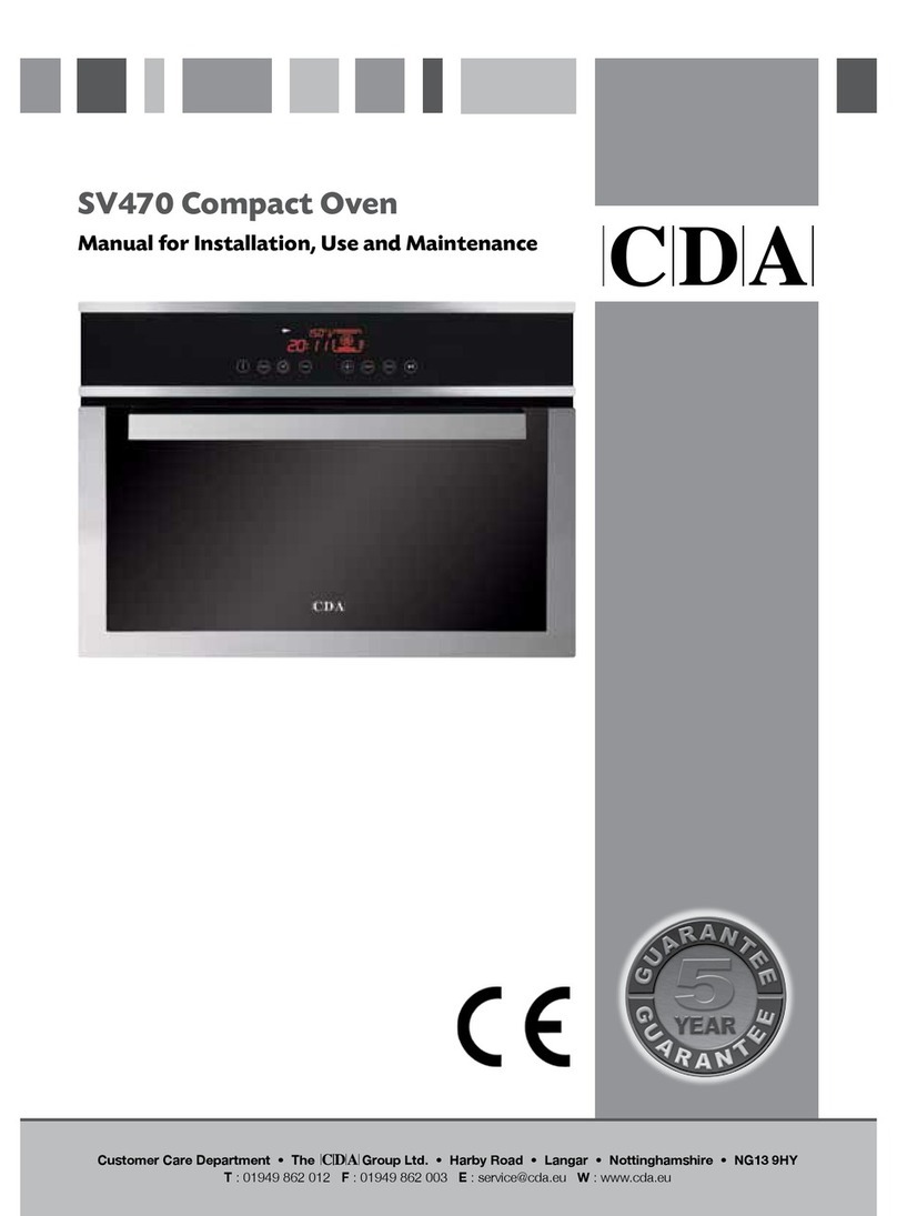 CDA SV470 Reference manual CDA SV470 Reference manual