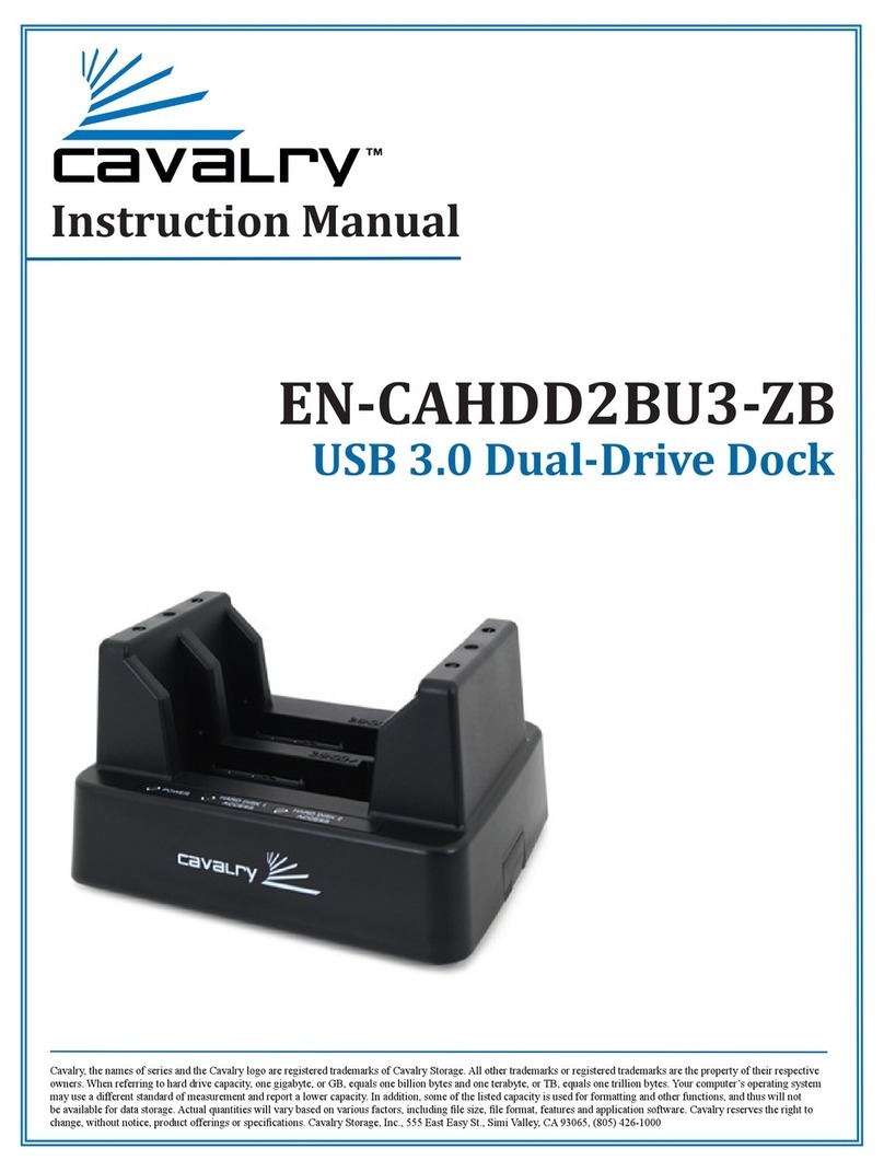 Cavalry EN-CAHDD2BU3-ZB User manual