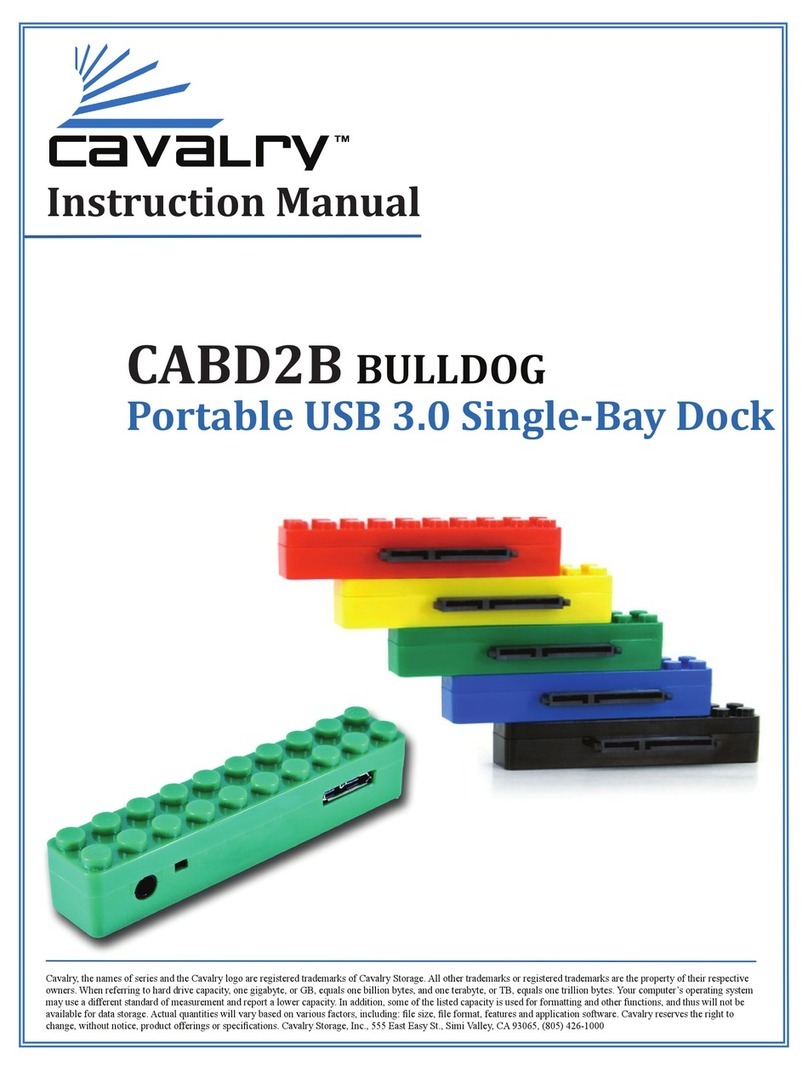 Cavalry BULLDOG CABD2B instruction manual