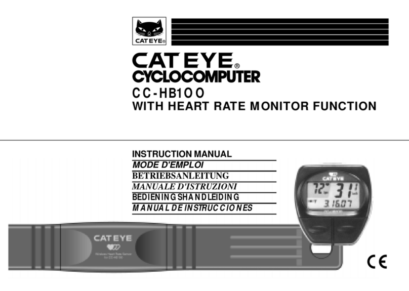 Cateye CC-HB1OO instruction manual